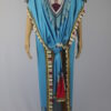 African Dashiki Blue Tall Shirts with Sides Slit - Image 3