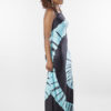 U-Neck-Sleeveless-Irregular-Print-Casual-Maxi-Dress - Image 3