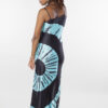 U-Neck-Sleeveless-Irregular-Print-Casual-Maxi-Dress - Image 7